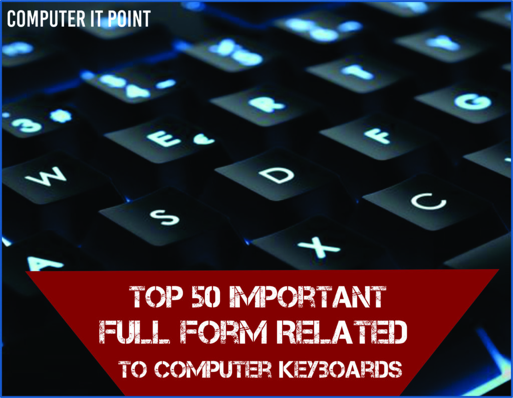 Top 50 Important Full Form Related to Computer Keyboards